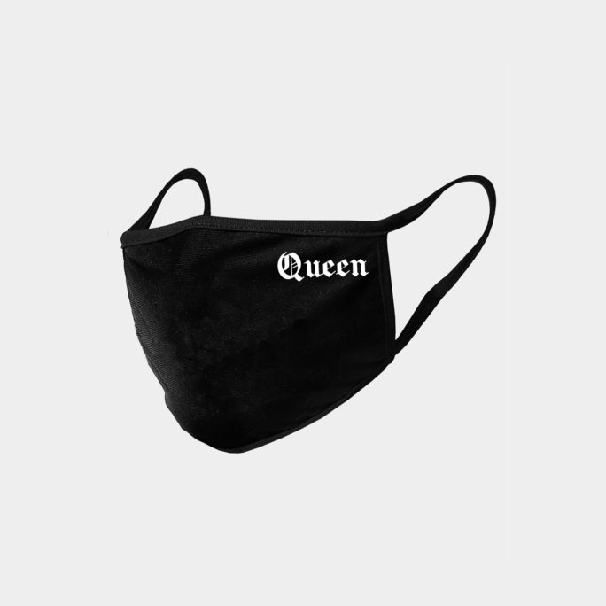 Stoffmaske - Queen - Old English